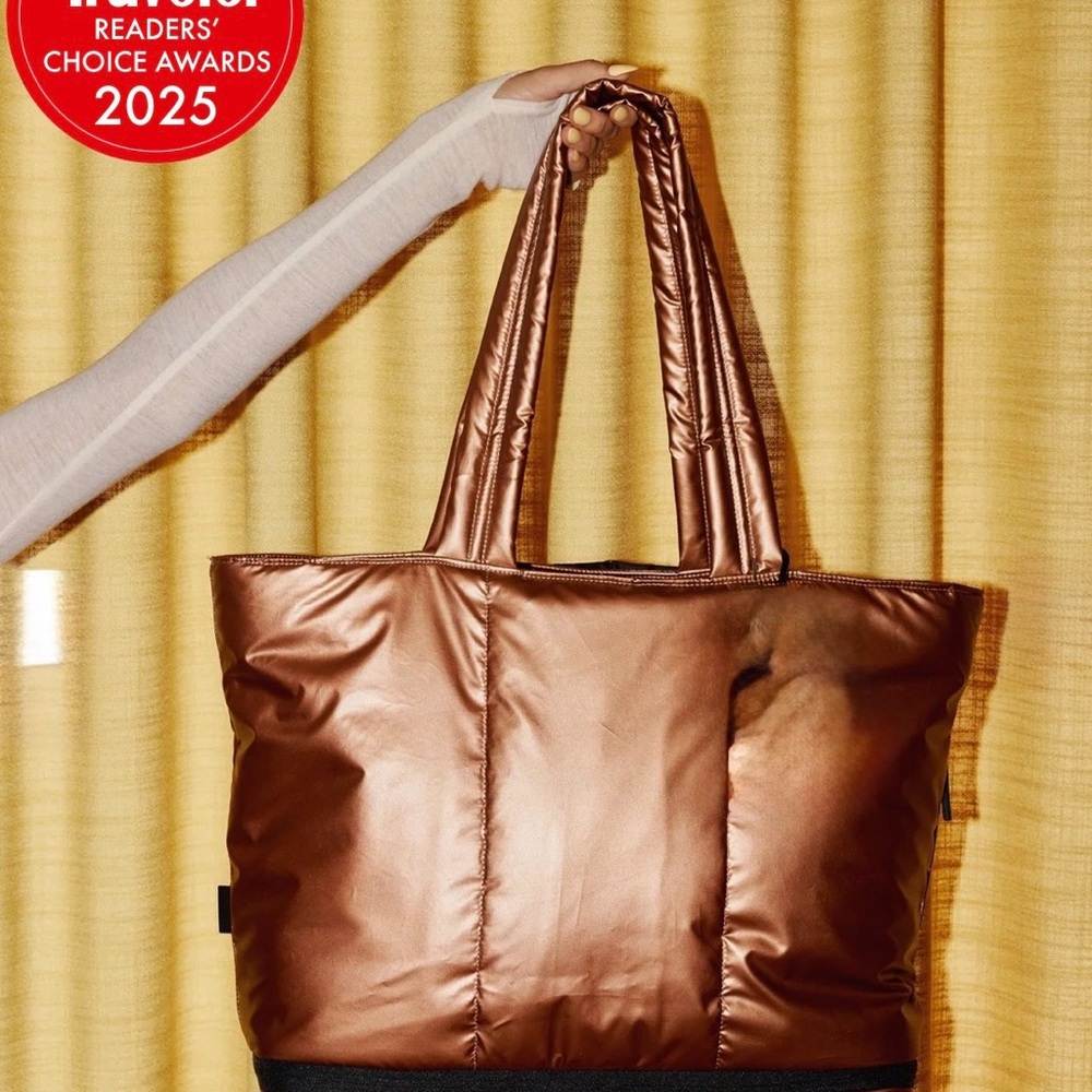 Calpak Bronze Tote Bag